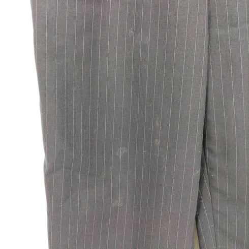 コムデギャルソンシャツ COMME des GARCONS SHIRT フランス製 ストライプ ワンタック スラックス パンツ メンズ JPN:M