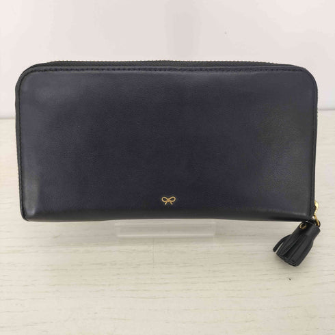 アニヤハインドマーチ ANYA HINDMARCH Enamel Lock Large Zip Round Wallet ラウンドジップウォレット レディース