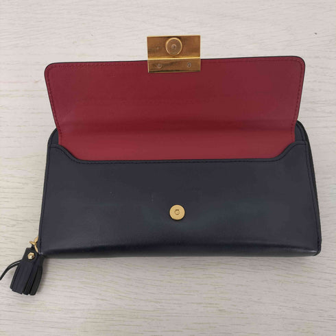 アニヤハインドマーチ ANYA HINDMARCH Enamel Lock Large Zip Round Wallet ラウンドジップウォレット レディース