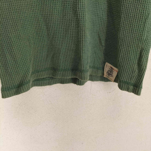 ポロバイラルフローレン Polo by RALPH LAUREN サーマルクルーネック ワッフルニットシャツ メンズ S