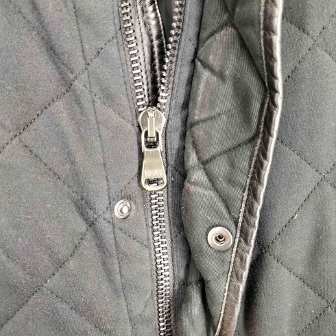 ポロラルフローレン POLO RALPH LAUREN レザーパイピング キルティング スナップボタン メンズ XS