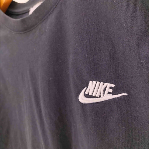 ナイキ NIKE スウッシュ ロゴ 刺繍 ドローコード クロップド S/S Tシャツ レディース import:L