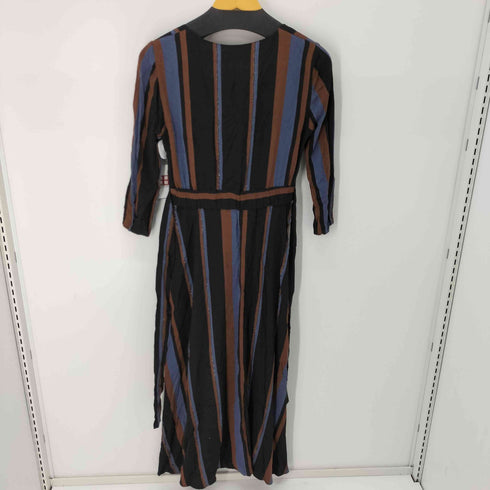 ザラ ZARA ロングストライプワンピース レディース import:M