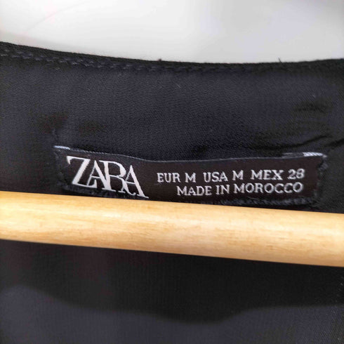 ザラ ZARA ロングストライプワンピース レディース import:M