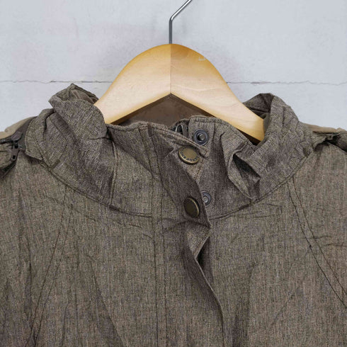 ランズエンド LANDS END ロゴ刺繍フードファーロングジップジャケット メンズ JPN:XL
