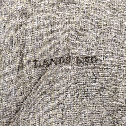 ランズエンド LANDS END ロゴ刺繍フードファーロングジップジャケット メンズ JPN:XL