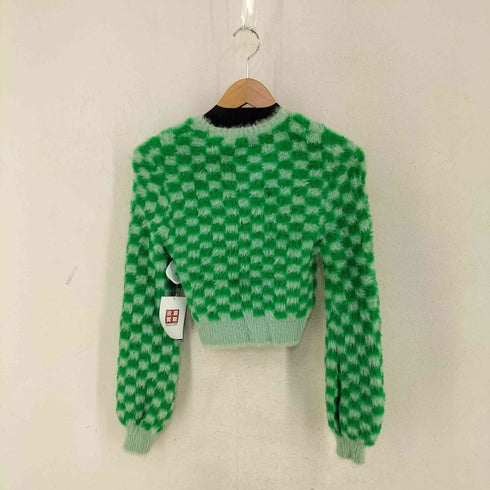 ザラ ZARA チェッカー シャギーニット レディース import:S