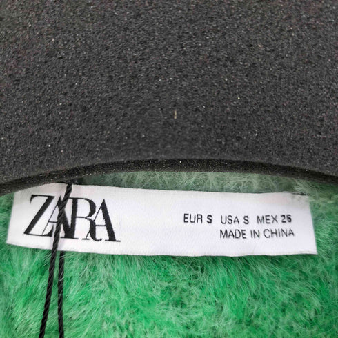 ザラ ZARA チェッカー シャギーニット レディース import:S
