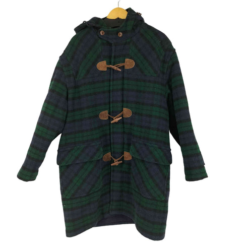 エルエルビーン L.L.Bean 80S チェックダッフルコート メンズ JPN:L