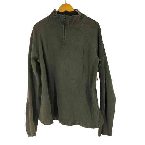 ハーフジップニット メンズ JPN:XL