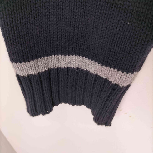 チャップス CHAPS ハーフジップボーダーニット メンズ JPN:XL