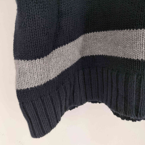 チャップス CHAPS ハーフジップボーダーニット メンズ JPN:XL