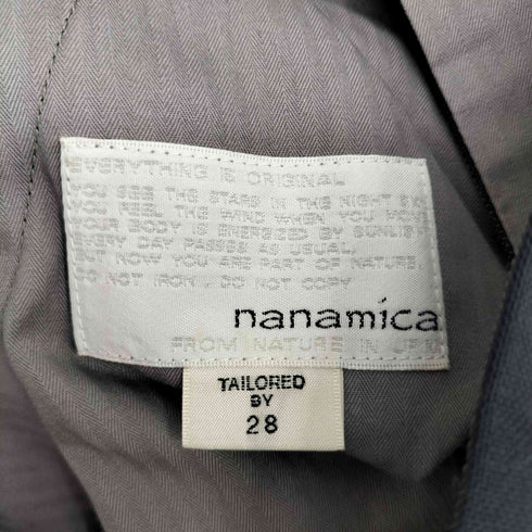 ナナミカ nanamica STRIPE WOOL PANTS レディース 28