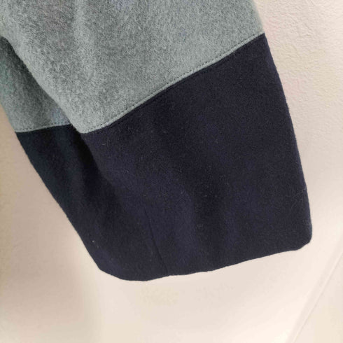 paiou 襟コーデュロイバック刺繍ウールジャケット レディース