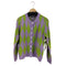 DLEEPY TOWN アーガイル クルーネックカーディガン レディース 160/84A