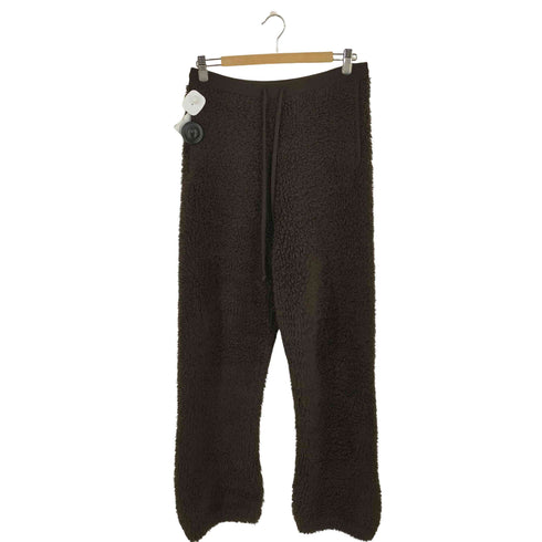 オーラリー AURALEE 24AW MERINO WOOL BOA KNIT PANTS - DARK BROWN メンズ JPN:4