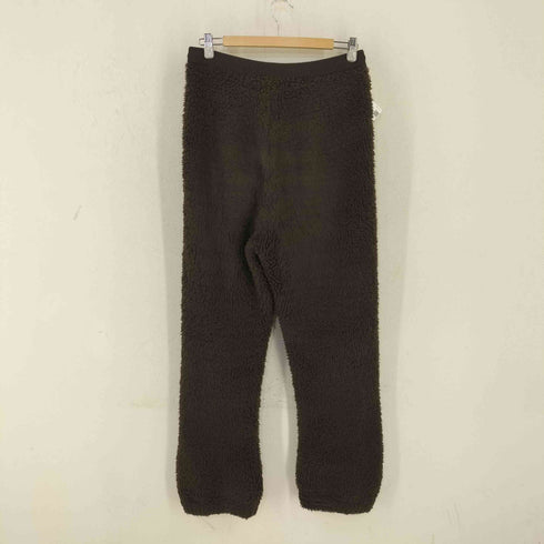 オーラリー AURALEE 24AW MERINO WOOL BOA KNIT PANTS - DARK BROWN メンズ JPN:4