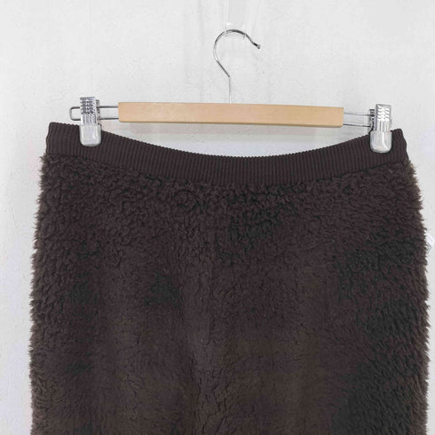 オーラリー AURALEE 24AW MERINO WOOL BOA KNIT PANTS - DARK BROWN メンズ JPN:4