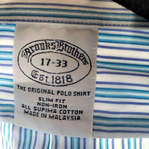 ブルックスブラザーズ BROOKS BROTHERS SLIM-FIT ボタンダウンシャツ メンズ 17-33