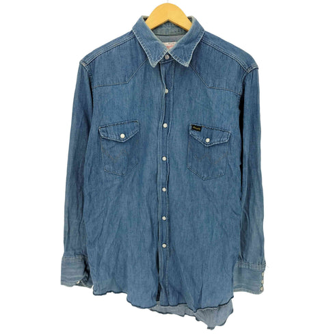 ラングラー Wrangler 70S PRE-SHRUNK デニムウエスタンシャツ メンズ 16 1/2