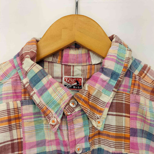 YANKEE WORKS パッチワークチェックシBDャツ メンズ JPN:M