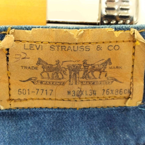 リーバイス Levis 80S USA製 601-7717 黒タブ メンズ 30×34