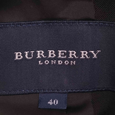 バーバリーロンドン BURBERRY LONDON 1B ウールテーラードジャケット レディース 40