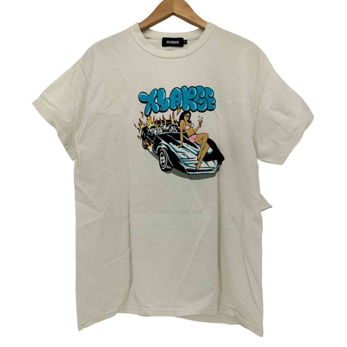 エクストララージ XLARGE 21SS S/S TEE BURN DOWN メンズ import:M