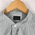 グリーンレーベルリラクシング GREEN LABEL RELAXING 22AW ツイルストライプ バンドカラー 長袖 シャツ メンズ JPN:M