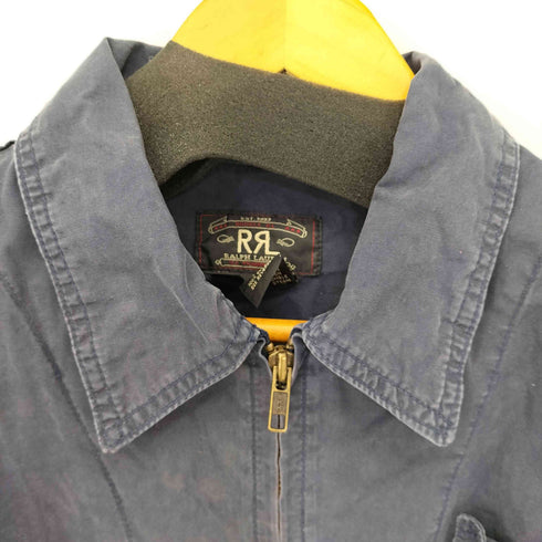 ダブルアールエルラルフローレン RRL RALPH LAUREN 90S MADE IN USA 3ポケ ジップコットンジャケット メンズ import:M