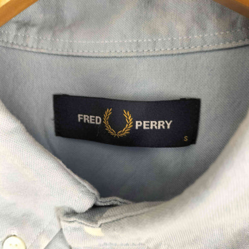 フレッドペリー FRED PERRY 24SS SHORT SLEEVE OXFORD SHIRT オックスフォード ボタンダウン 半袖シャツ メンズ import:S