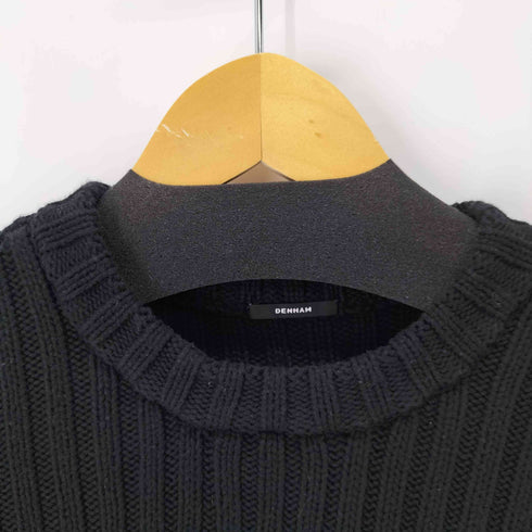 デンハム DENHAM クルーネックコットンニット メンズ
