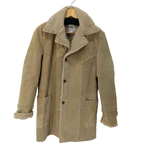 Mid Western スエードレザーカーコート 裏ボア USA製 メンズ US:38