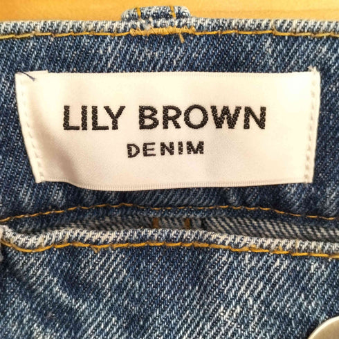 リリーブラウン Lily Brown カーブパネルデニムパンツ レディース JPN:1