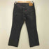 リーバイス Levis MIDDY ANKLE BOOTCUT ブラックデニムパンツ レディース US:26-27