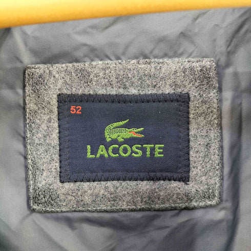 ラコステ LACOSTE ハイネック ウール比翼ブルゾン メンズ JPN:52
