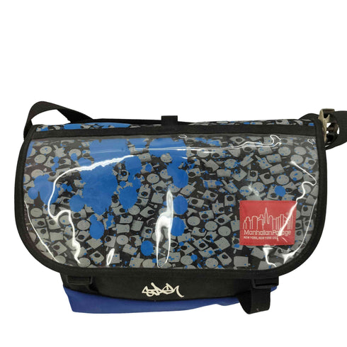 マンハッタンポーテージ Manhattan Portage PVC 総柄 メッセンジャーバッグ ショルダーバッグ メンズ