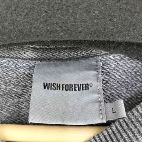 WISH FOR EVER ダビデプリント クルーネックスウェット メンズ JPN:L