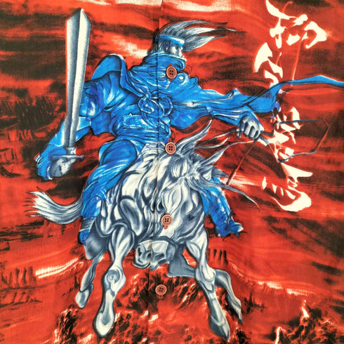 BIG BROTHER 両面イラストプリント開襟シャツ メンズ JPN:XL