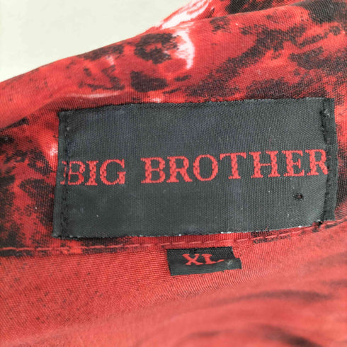 BIG BROTHER 両面イラストプリント開襟シャツ メンズ JPN:XL