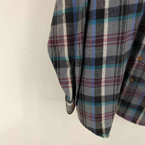 ビッグマック BIG MAC USA製 コットン フランネルシャツ メンズ 3XL-BIG REGULAR