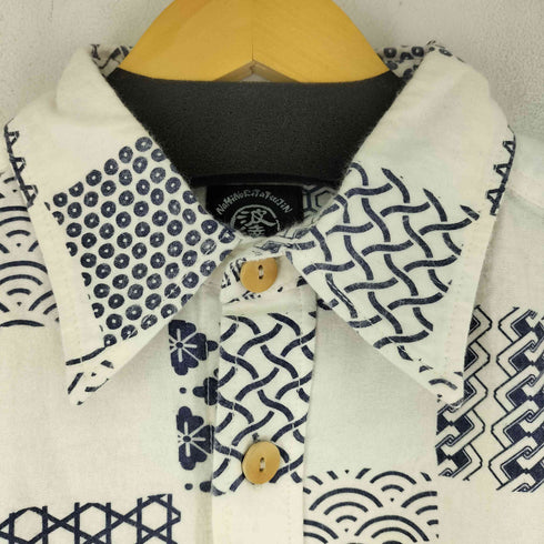 NAMINORITATSUJIN L/S 和柄シャツ メンズ JPN:L