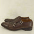 MEERMIN MADE IN SPAIN モンクストラップ ポインテッドトゥ レザーシューズ メンズ UK:8.5