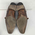 MEERMIN MADE IN SPAIN モンクストラップ ポインテッドトゥ レザーシューズ メンズ UK:8.5