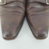 MEERMIN MADE IN SPAIN モンクストラップ ポインテッドトゥ レザーシューズ メンズ UK:8.5