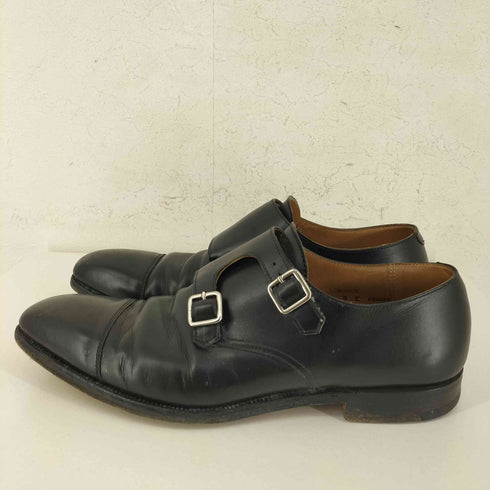 クロケットアンドジョーンズ CROCKETT&JONES 英国製 LOWNDES ダブルモンクストラップ レザーシューズ メンズ UK:8E