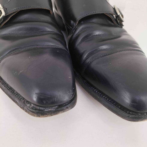 クロケットアンドジョーンズ CROCKETT&JONES 英国製 LOWNDES ダブルモンクストラップ レザーシューズ メンズ UK:8E