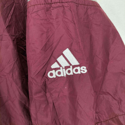アディダス adidas TEAMロゴ ヘンリネックナイロントップス メンズ JPN:XL