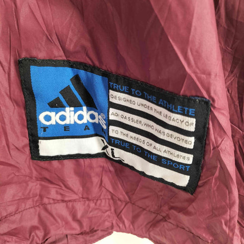 アディダス adidas TEAMロゴ ヘンリネックナイロントップス メンズ JPN:XL