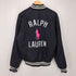 ラルフローレン RALPH LAUREN PINKPONY サテンベースボールジャケット メンズ M